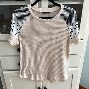 2 for $10! SHEIN waffle knit shirt